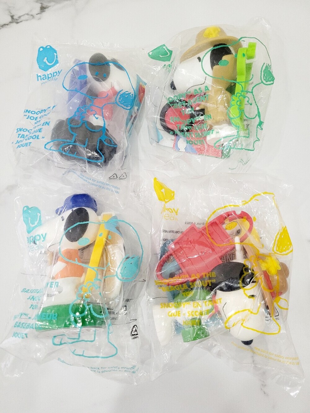 2018 The Peanuts Snoopy McDonald's Toys Set